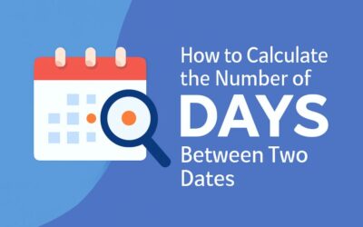 How to Calculate the Number of Days Between Two Dates: A Comprehensive Guide