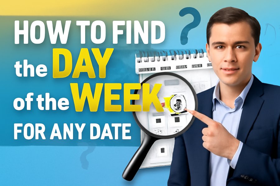 How to Find the Day of the Week for Any Date